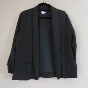 Xhilaration Lightweight Open Front Blazer | Black